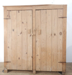 Large Vintage 1940’s Yellow Pine Canning Cupboard Cabinet