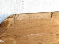 Antique Oak Sellers Cabinet AUTO-SLIDE Base Shelf/Tray hoosier style cupboard
