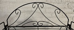 🔥 Vintage French Bakers Rack 3 Tier Scrolling Wrought Iron
