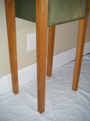 Vintage Ethan Allen “Storkie” MCM Art Deco Style Wood Storage Cabinet (AS-IS)