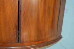 Corner Cupboard Mahogany English Georgian Period (C. 1790)