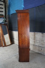 Vintage Thomasville Cherry Blockfront Secretary Bookcase Cabinet Dry Bar Cabinet
