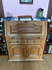 Secretaire – table – cupboard – antique