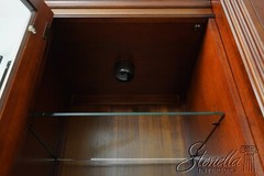 F65808EC: Mahogany Large 3 Section TV Entertainment Bookcase Unit