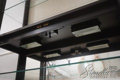 67485: HENKEL HARRIS Model 227 Black Curio Cabinet