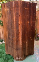 antique corner cabinet 1800’s primitive American unbranded large one piece 