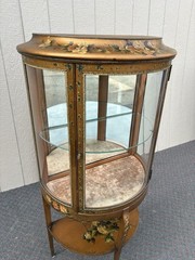 67291 Louuis XV Hand Made Curio Cabinet