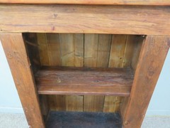 Antique Primitive 19th c. Cupboard Pantry Shelf Farmhouse Country Storage