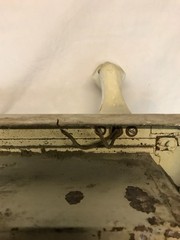 Antique VTG Deco Double Sconce Cup/Soap Holder 21×27 Mirror Cabinet Old 1213-26B