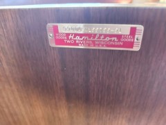 MCM Art Deco 1940 Vintage Doctor Medical or Bath/Bar Cabinet Hamilton #9909-A