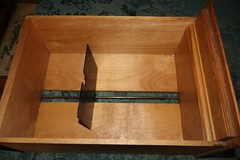 ANTIQUE WOOD LIBRARY SINGLE DRAWER CARD CATALOG