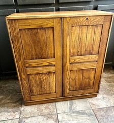 mogens koch 2 Door Oak cabinet Rud Rasmussen Danish Modern Scandinavian