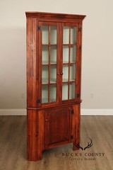 Custom Quality Pine Corner Cabinet