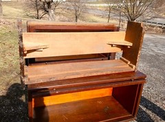 Antique Wernicke 4 Sections Step Back Barrister Bookcase Quarter Sawn Oak 1897