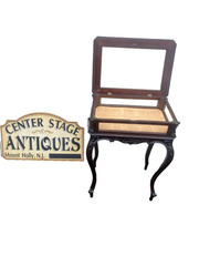65332 Mahogany French Country Showcase Display Case