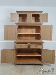 70896: WOODLAND Large Country Distressed Painted Cabinet