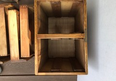 Vintage 4 Drawer Wooden Card Catalog File Cabinet Library Bureau Sole Makers