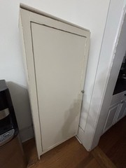 Shabby Chic China Cabinet – Extra Large and Elegant – with Matching Side Closer