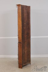 LF73373: American Early 19th C. Tiger Maple Corner China Cabinet