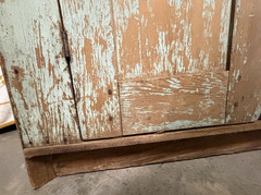 Antique Primitive Corner Cupboard Original Paint 48″ x 64.5″ Found in Atlanta
