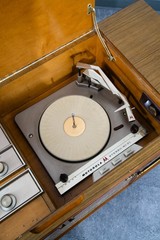 Mid Century Modern Stereo Console Motorola Radio HiFi Record Player Stereophonic