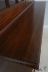 L72867: Country Chippendale Hand Crafted Walnut Cupboard