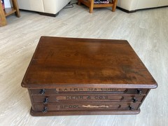 Antique Spool Cabinet Kerr & Co’s 3 Drawer Vintage