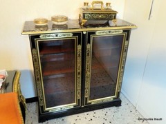 Little Showcase in Boulle marquetry Louis XIV style XVIIIe period perfect condi