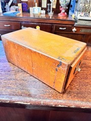 Shaw Walker Oak Antique File card drawer, single drawer 14″ 3″x5″card