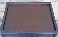 Antique Vintage Victorian Old Solid Mahogany Record Storage Sheet Music Cabinet