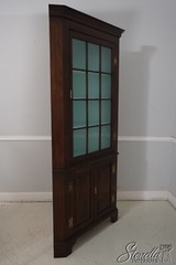 66203: HENKEL HARRIS Virginia Galleries Mahogany Corner Cabinet