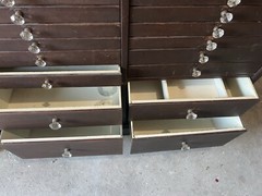 Antique dental cabinet American cabinet company With Inserts