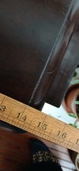 Vintage Art Deco Chinese Design Mahogany Shelf Cupboard Bedside Cabinet – 1930s
