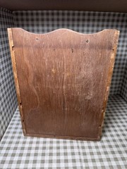 VINTAGE Wooden Desk Office Letter Drawer Box Organizer Wood Knob (10″ Height)