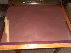 Yawman & Erbe Mfg. Drafter’s or Map Cabinet, 20 Hanging Folders, Drafting Table