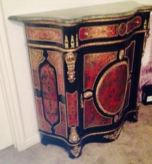 CHARLES-GUILLAUME DIEHL, Napoleon III, Boulle Marqueterie Side Cabinet 1850 ca.