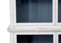 19TH CENTURY HAND PAINTED GLAZED CABINET