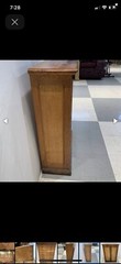 Antique 19th Century Amberg’s Oak Postal Service Letter File Cabinet 30x13x43