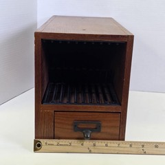Vintage Library Card Catalog Cabinet