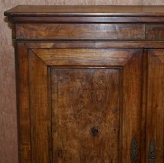 SUBLIME CIRCA 1820 FRENCH FRUITWOOD KITCHEN OR DINING ROOM ANTIQUE POT CUPBOARD
