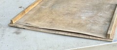 Antique Oak Sellers Cabinet AUTO-SLIDE Base Shelf/Tray hoosier style cupboard