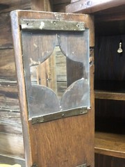 Vintage Antique Wall Display/Spice Wood Cabinet