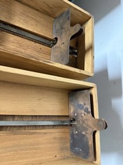 Antique Globe library wooden card catalog 4 Drawer 17”x 14″ x 9.5” Recipe