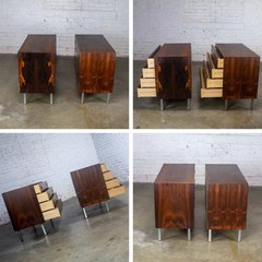 Scandinavian Mod Rosewood Cabinets Rud Thygesen & Johnny Sorensen for HG a Pair