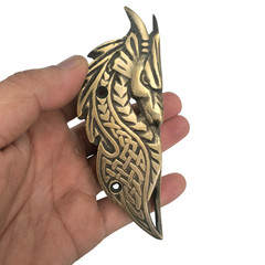 4pcs Vintage Solid Brass Dragon Box Corner Protector Decor Shelf Cabinet Hardwar