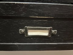 Vintage 1995 Black Entryway Mirror Shelf Hooks Cubby Organizer 36×20 Rustic