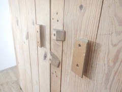 Large Vintage 1940’s Yellow Pine Canning Cupboard Cabinet