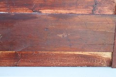 Late 19th Century Clark’s o.n.t. 2 Drawer Walnut Spool Cabinet Brass Stem Pulls