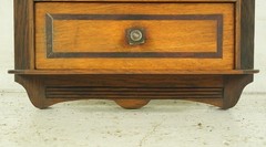 Vintage Wall Mounted Oak Mirrored Shaving Medicine Cabinet