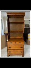 Maple Hutch Cupboard Vintage Antique 1960’s Dovetail Excellent Condition.